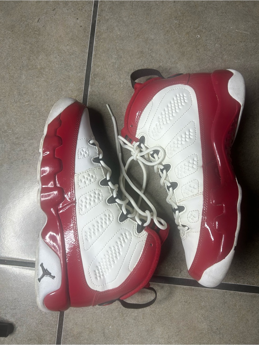 Air Jordan 9 Red & White Retro
